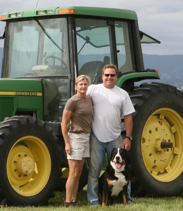 Joel Schaap and Paula Shuler farmers